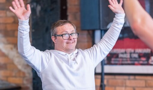 Person supported dancing on What To Do