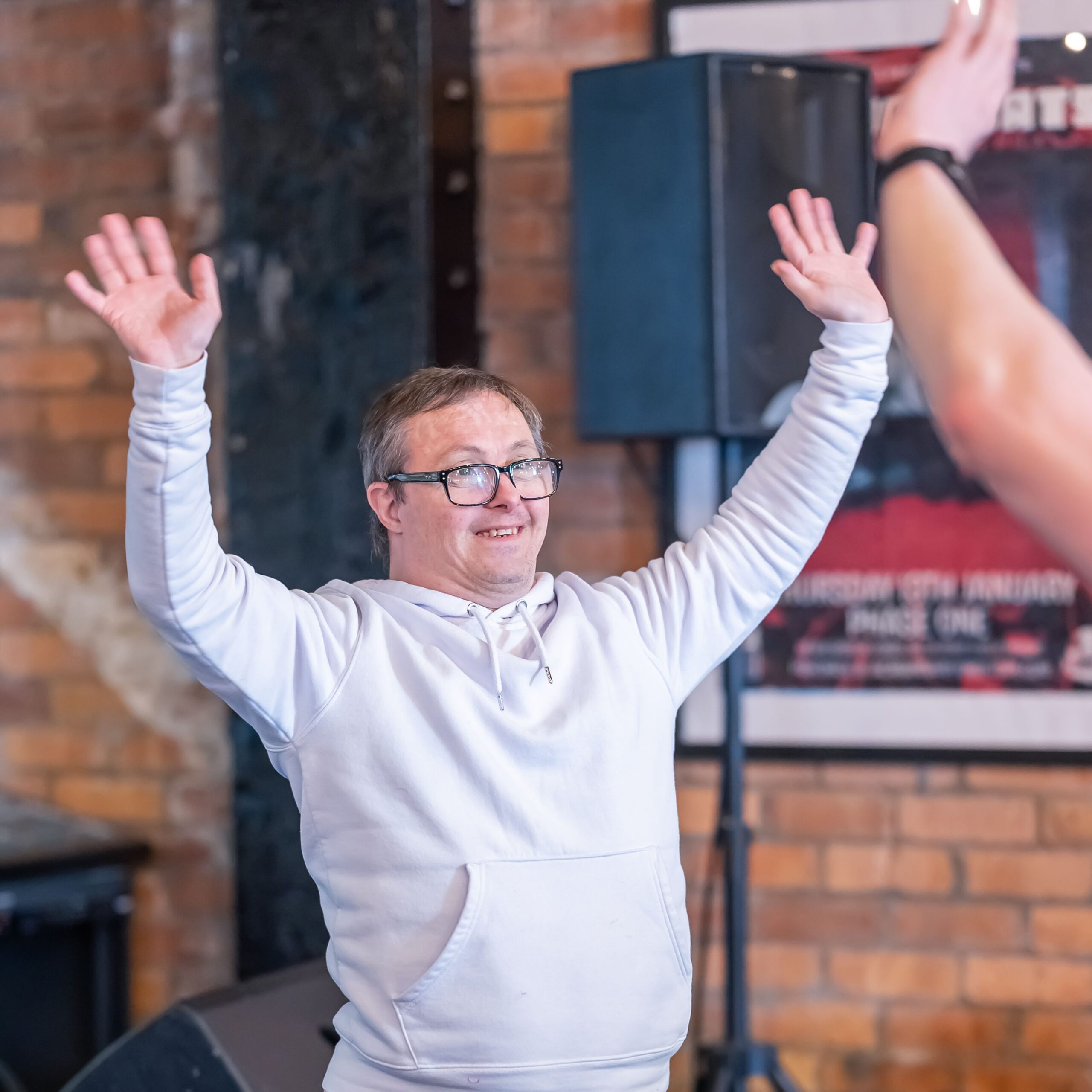 Person supported dancing on What To Do